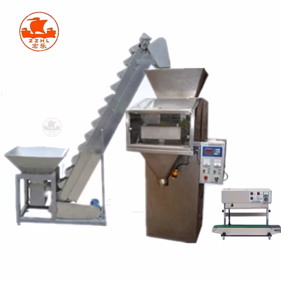 Semi Automatic Pouch Bag Beans Rice Grain Nuts Seeds Sugar Solid Granule Weigh Filling Packing Machine
