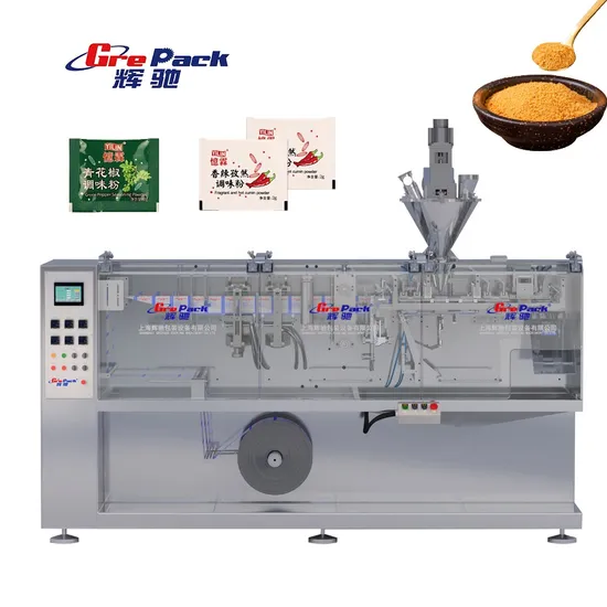 Hzpk Hzgf-510b 20-40 Times/Min Weigh and Fill Coffee Jar Powder Small Pouch Spice Filling Machine