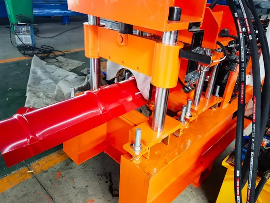 China Manufacture Cap Metal Roof Cold Ridge Tile Pressing Machine